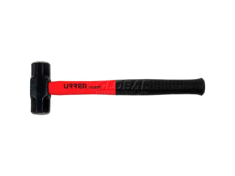 B991815 Octagonal Sledge Hammer, 3 lbs Capacity Head, 15.25 in. Fiberglass Handle