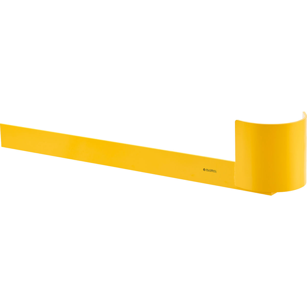 Global Industrial 670861 Pallet Rack End Protector Right Side, 48 in. x 0.37 ft. Thick - Yellow