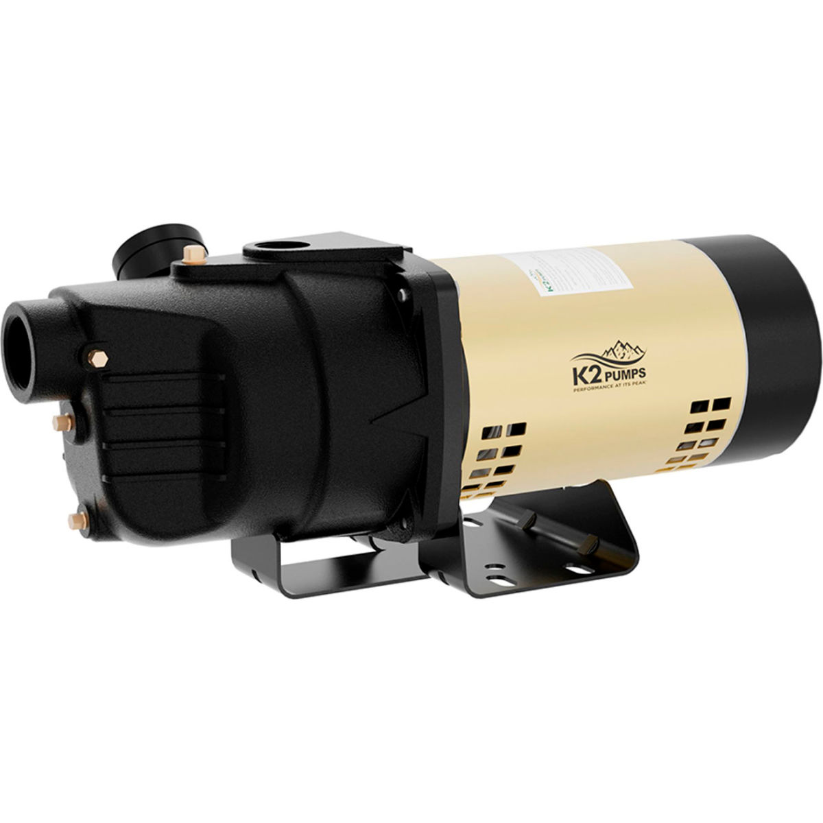 B3191230 0.5 HP Cast Iron Shallow Well Jet Pump, 8.1 GPM - Black