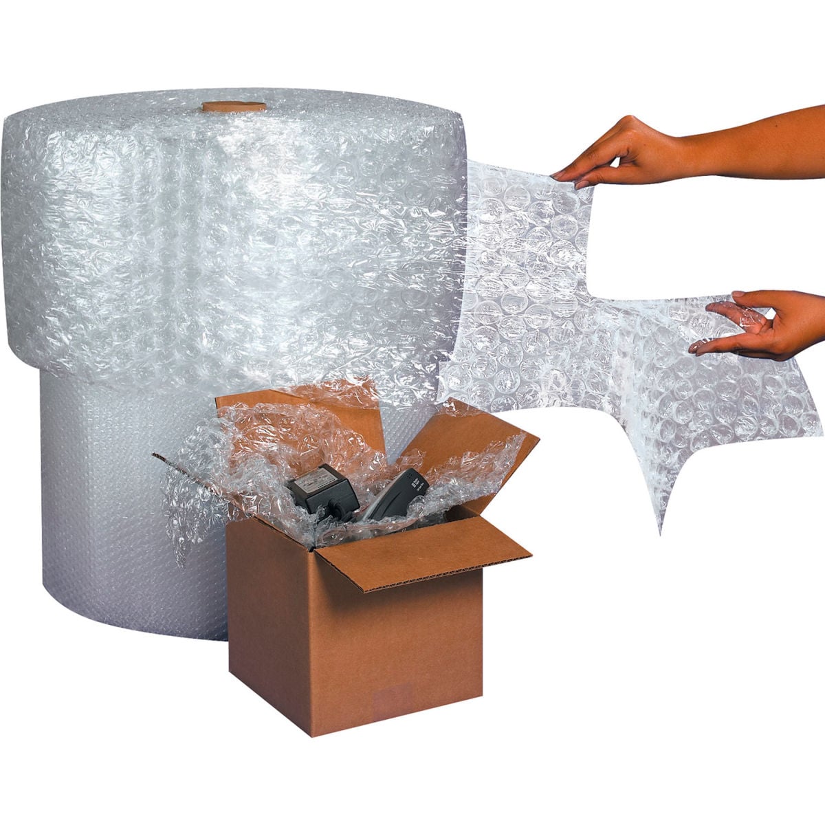B3203627 Perforated Air Bubble Roll 24 x 250 ft. x 0.5 in. - Bubble Clear - Pack of 2