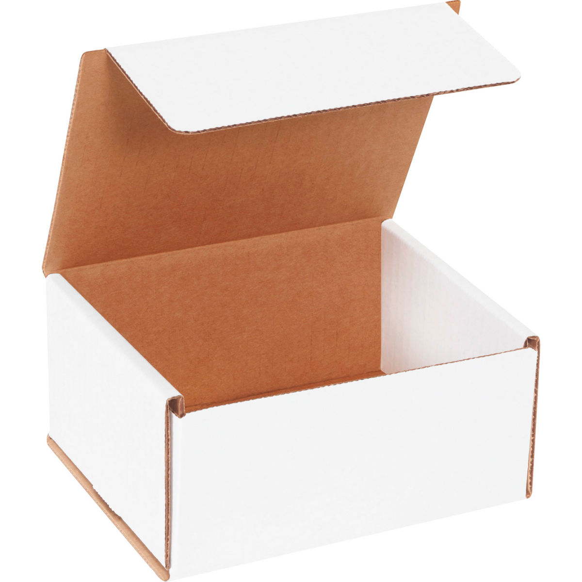 B3203394 Corrugate Mailer, 6 x 5 x 3 in. - White - Pack of 25