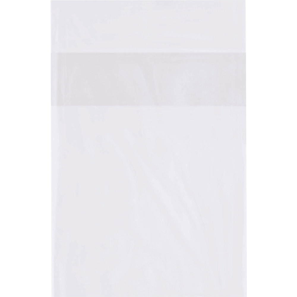 B3203879 Flap Lock Poly Bags - 7 x 7 in. - 0.8 Mil - Clear - Pack of 2000