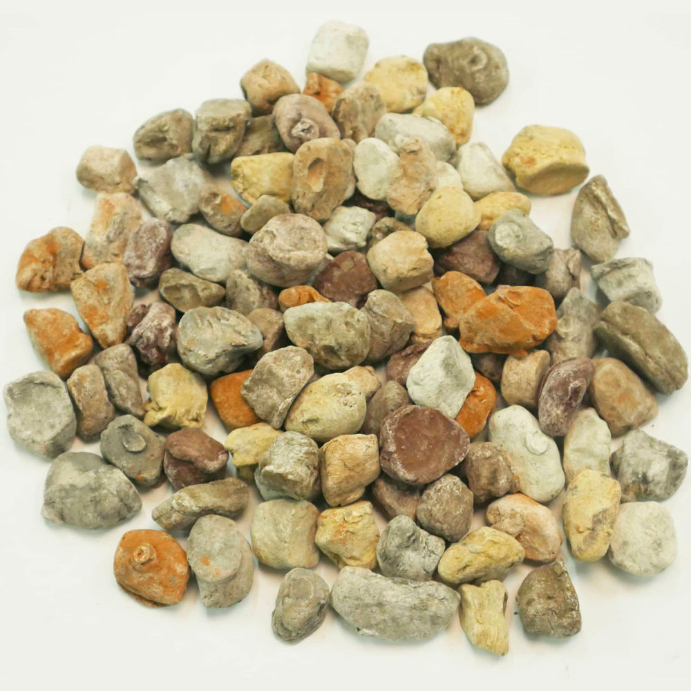 B3220430 Ceramic Fiber Pebbles - Multi Color - Set of 24