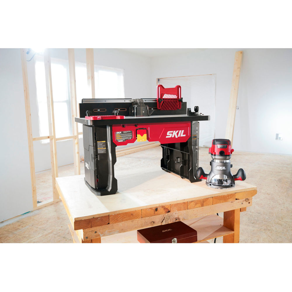 Chervon North America B3220711 Skil Router Table & Fixed Base Corded Router Kit - 1.75 HP