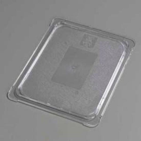 Picture of Carlisle Sanitary Maintenance B637852 Topnotch Universal Flat Lid - 12.75 x 10.375 in. - Clear