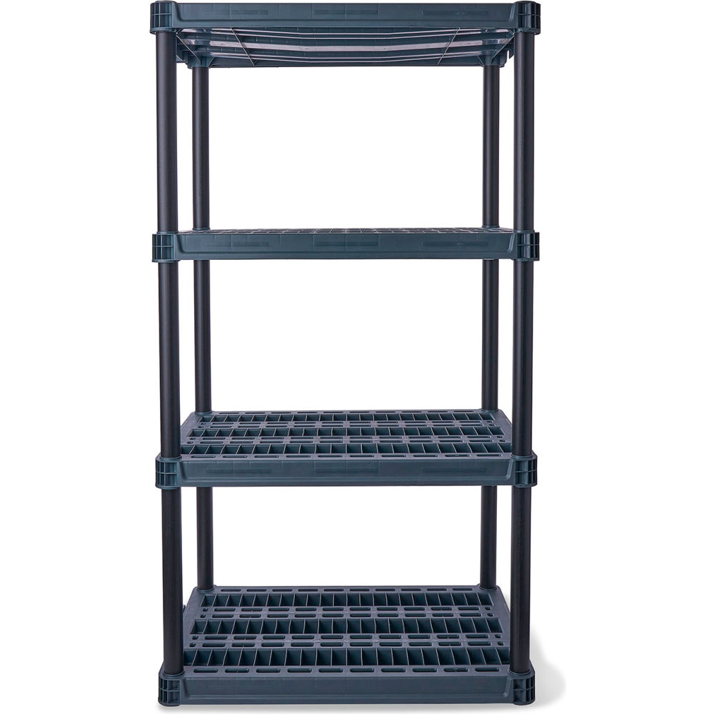 B3205096 4-Shelf Extra Heavy Duty Storage Unit - 36 x 24 x 64 in. - Black