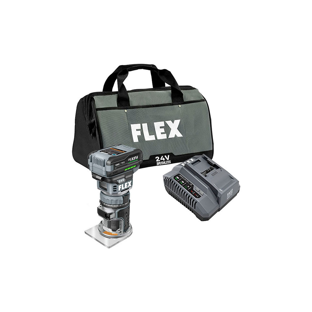 Chervon North America B3168377 Flex Compact Router Stacked Lithium Kit - 24V