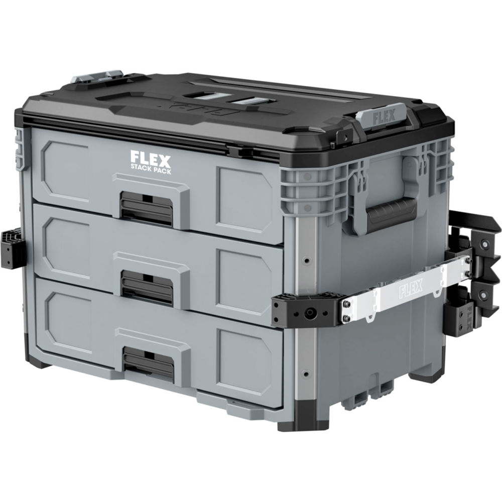 Chervon North America B3168303 Flex Stack Pack 3 Drawer Tool Box - 22 x 15.125 x 16.312 in. - Gray