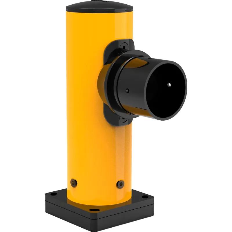 Global Industrial 670881 End Post for Plastic Guard Rails - 18 in. - Yellow