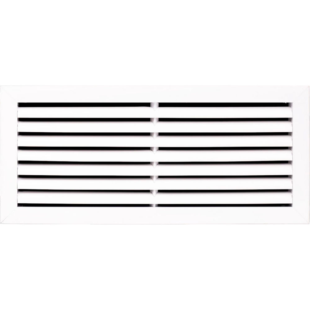 B3214416 ACAMINAIRE Aluminum Return Air Vent Grille, White - 20 x 8 in.