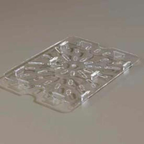 Picture of Carlisle Sanitary Maintenance B637936 Topnotch Drain Shelf - 10 x 7.625 x 0.6 in. - Clear
