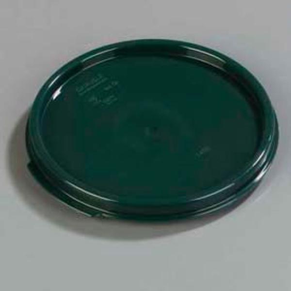 Picture of Carlisle Sanitary Maintenance B637865 Stopples Round Lid - 7.625 in. Dia. - Forest Green