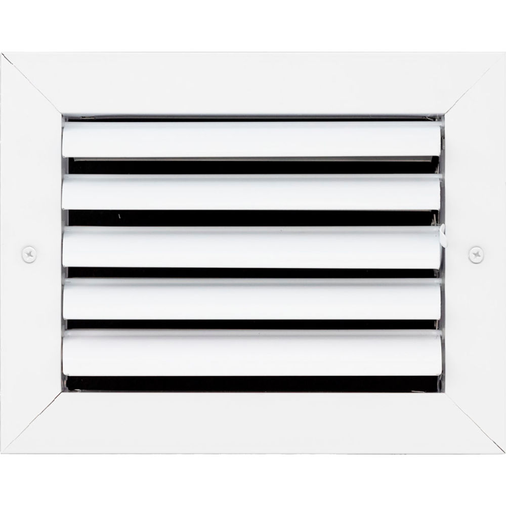 B3214244 ACAMINAIRE 1-Way Aluminum Ceiling Diffuser, White - 8 x 6 in.