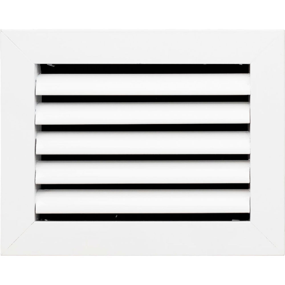 B3214239 ACAMINAIRE Aluminum Return Air Vent Grille, White - 8 x 4 in.