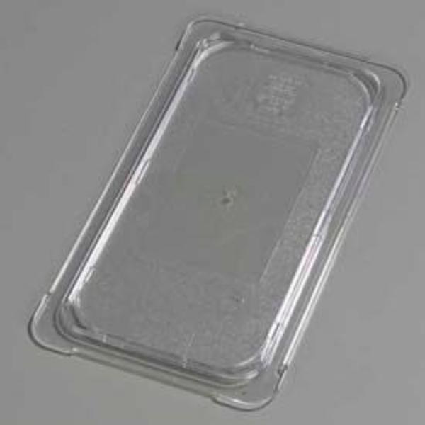 Picture of Carlisle Sanitary Maintenance B638032 Topnotch Universal Flat Lid - 12.75 x 7 x 0.437 in. - Clear