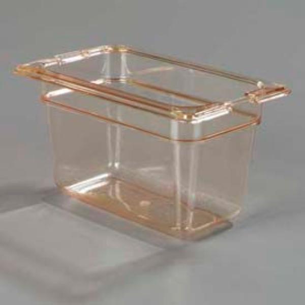 Picture of Carlisle Sanitary Maintenance B637867 Topnotch Pan - 6.75 x 4.25 x 4 in. - Amber