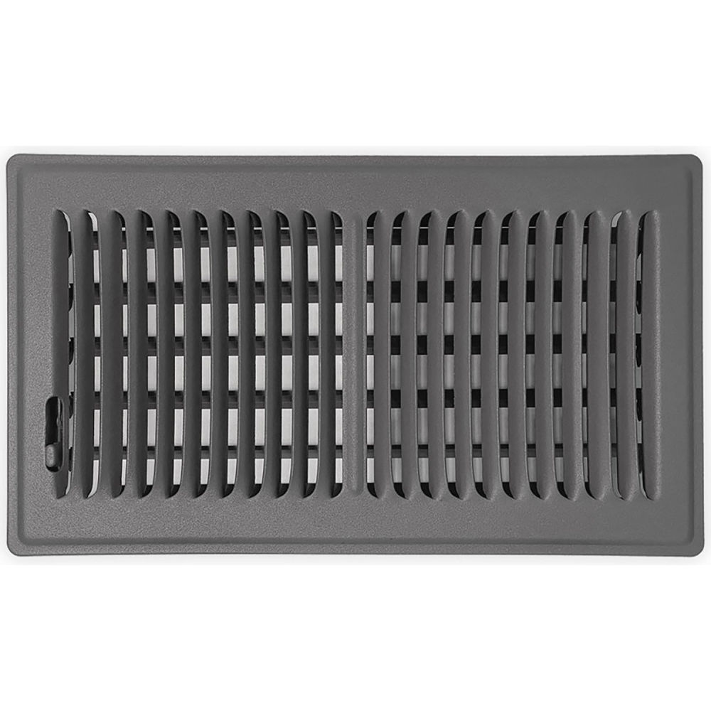 B3122032 Speedi-Grille Floor Vent Register with 2 Way Deflection - Storm Gray - Floor - 6 x 10 in.