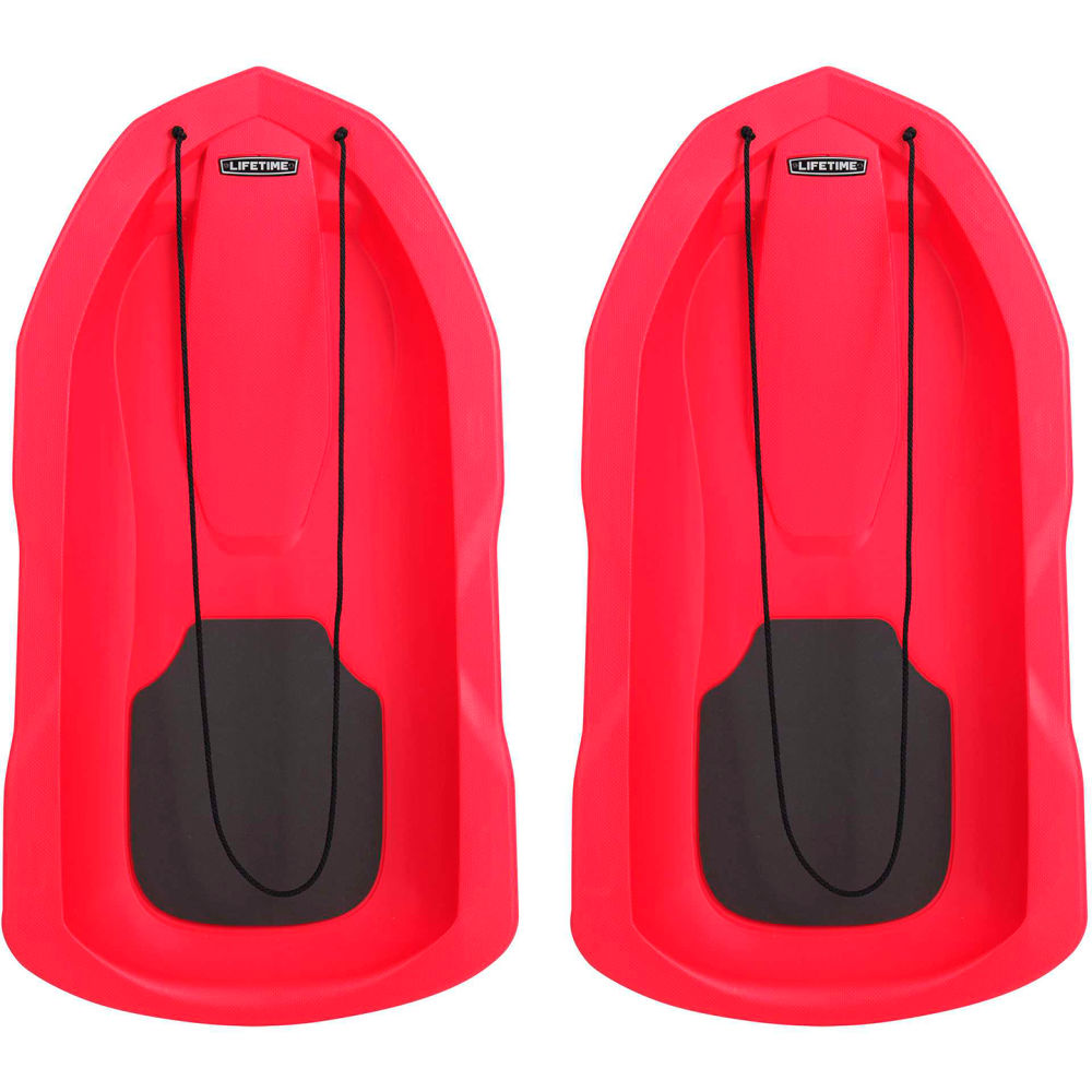 B3082992 48 in. Premium Snow Sled, Red - Pack of 2