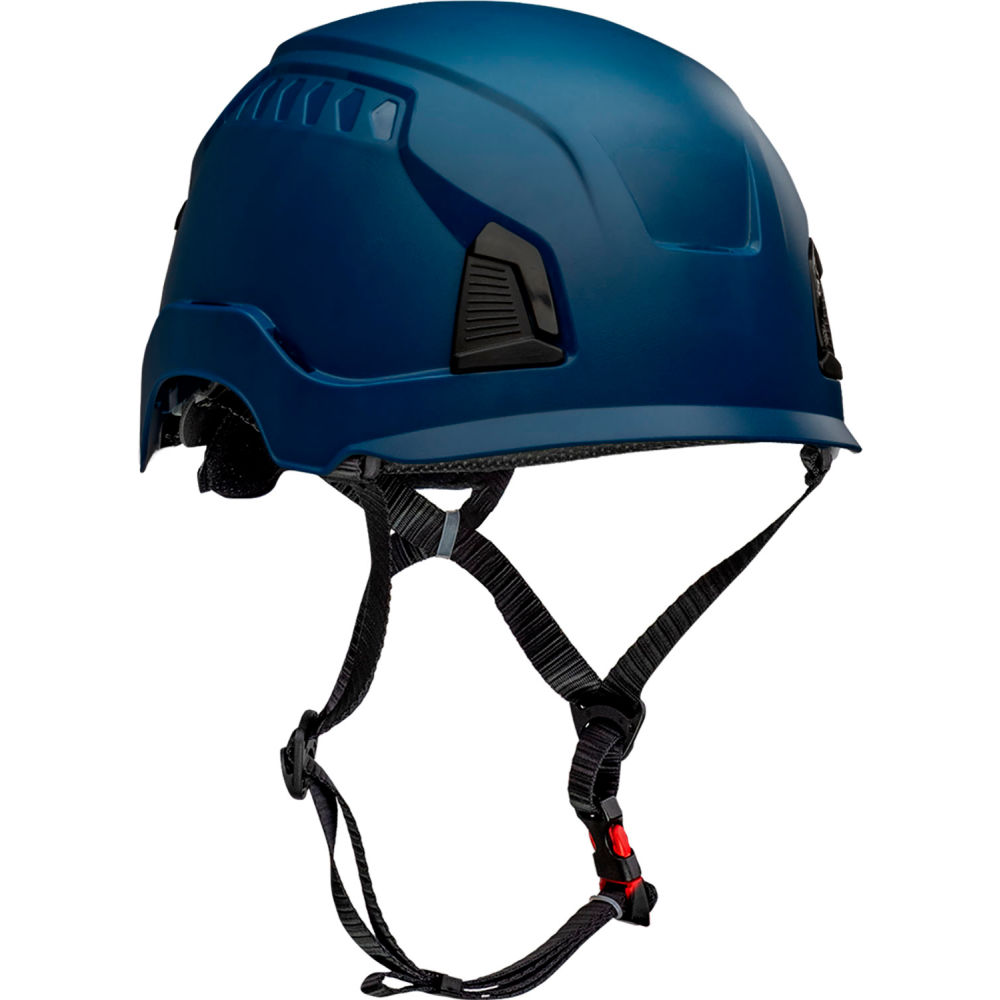 B3186940 Traverse Industrial Climbing Helmet - 4-Point Chin Strap - Non-Vented - Type 1 - Navy