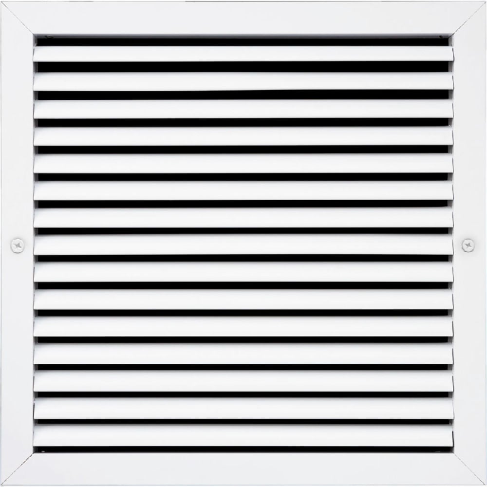 B3214377 ACAMINAIRE Aluminum Return Air Vent Grille, White - 16 x 16 in.