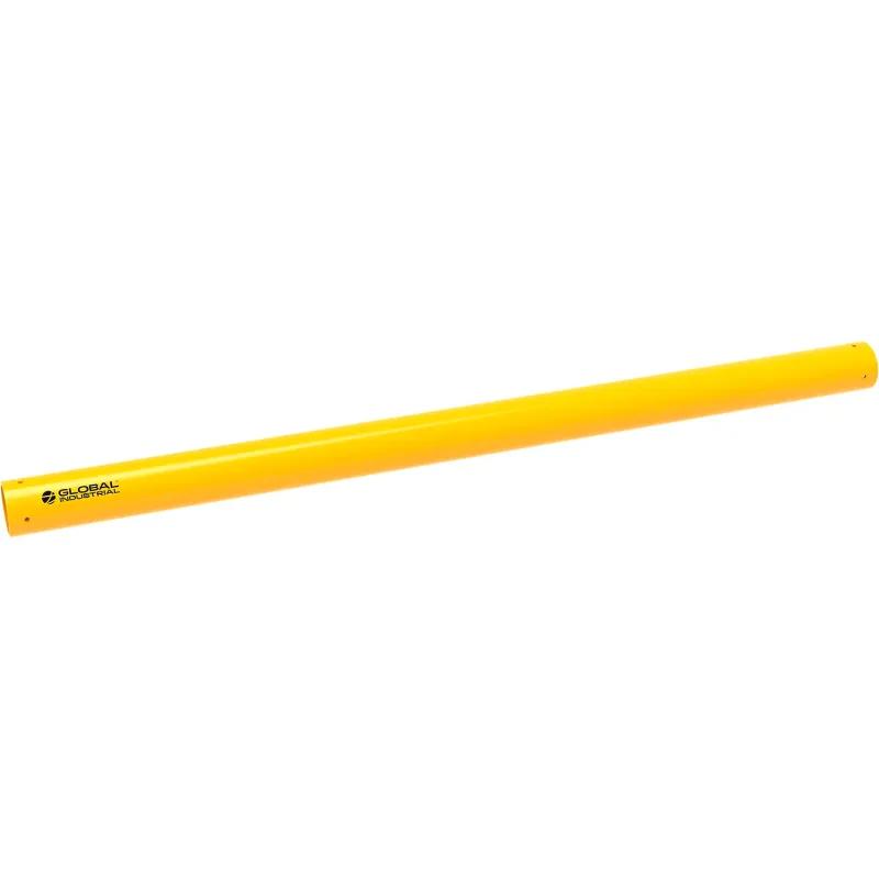 Global Industrial 670880 Plastic Guard Rail - 10 ft. x 6 in. Dia. - Yellow