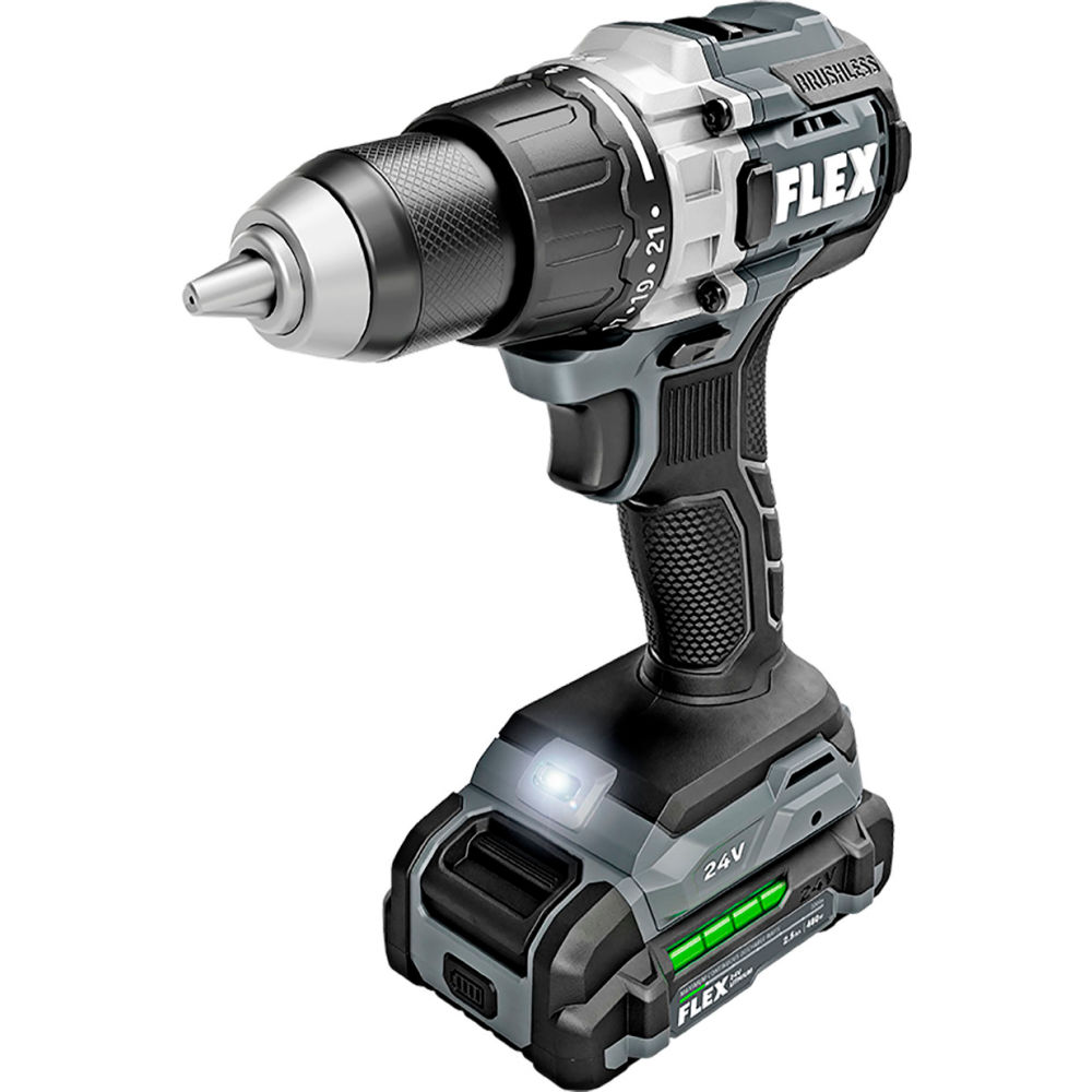 Chervon North America B3131316 Flex 0.5 in. Drill Driver Kit - 2 Speed - 24V - Black