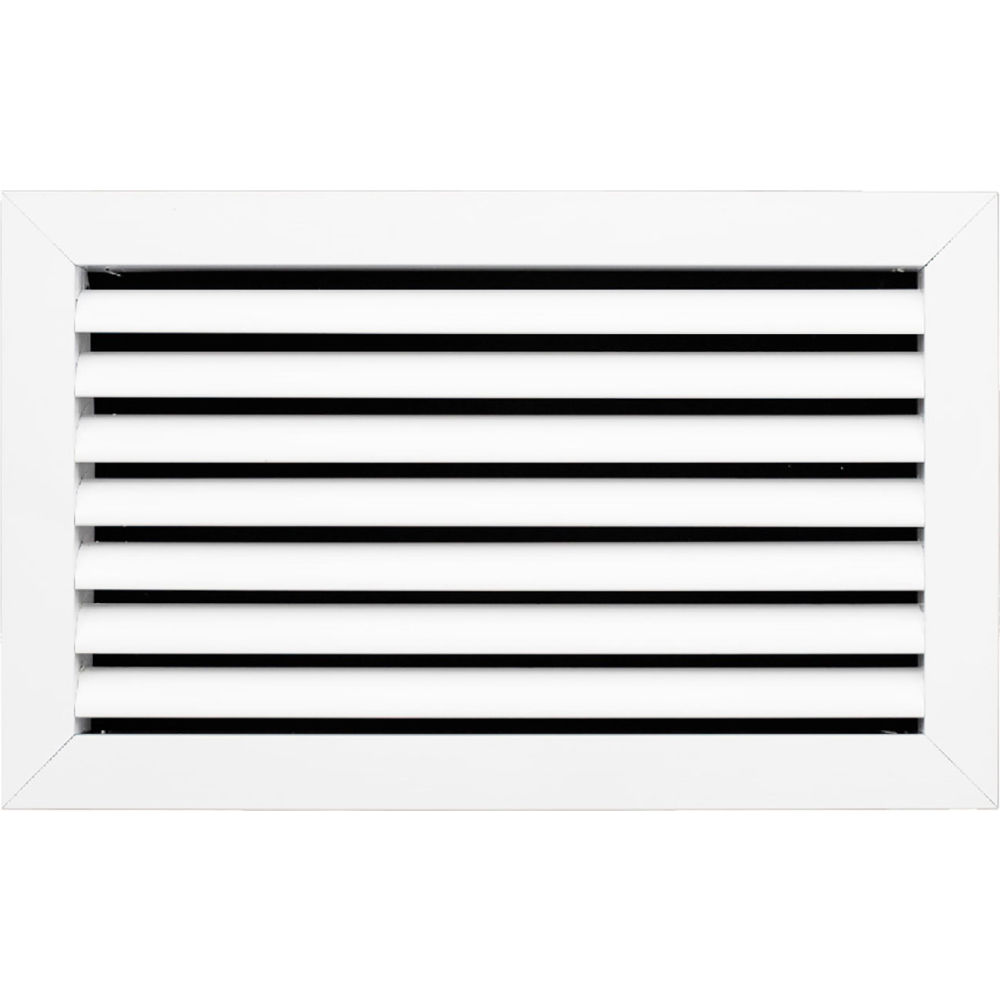 B3214364 ACAMINAIRE Aluminum Return Air Vent Grille, White - 14 x 8 in.
