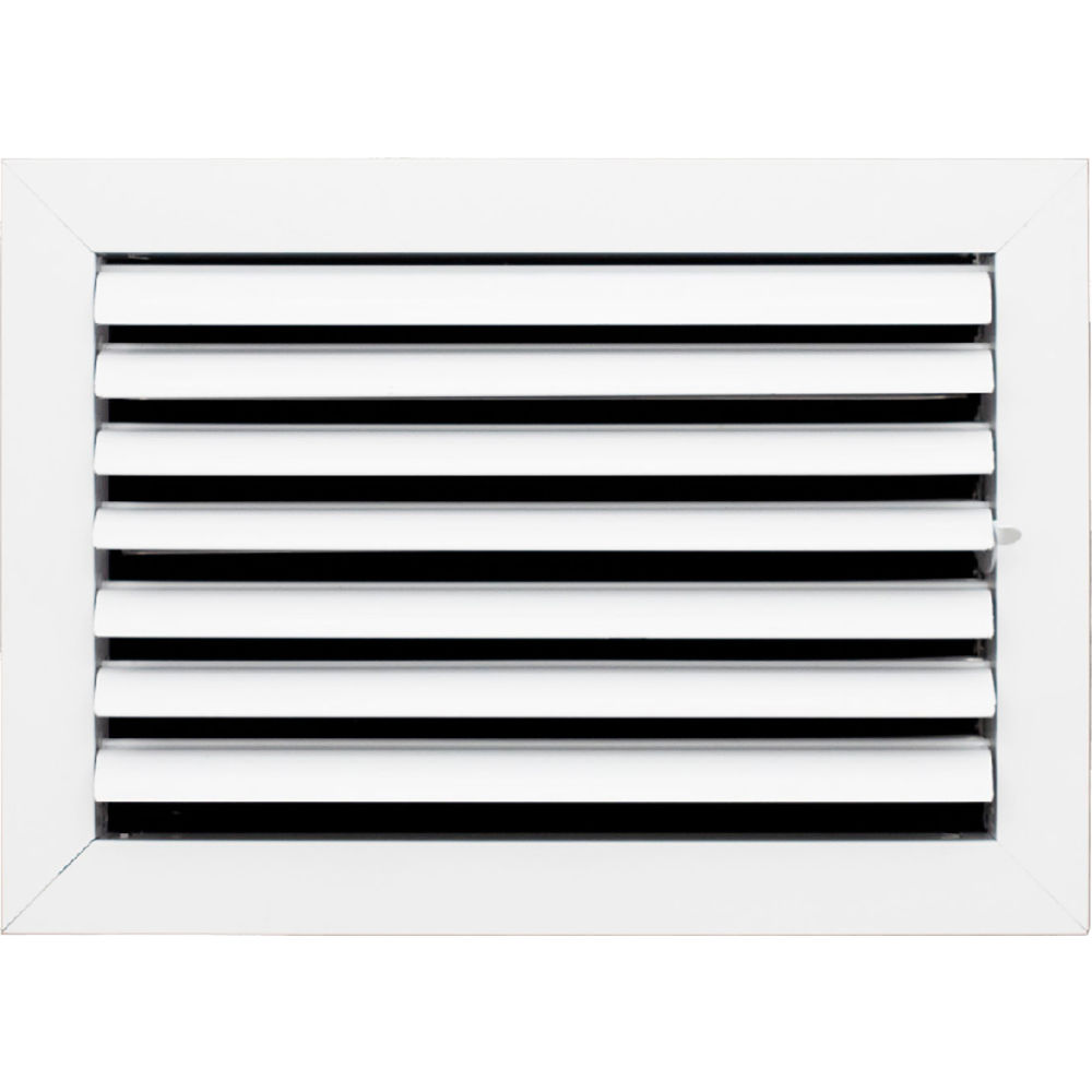 B3214314 ACAMINAIRE 1-Way Aluminum Ceiling Diffuser, White - 12 x 8 in.
