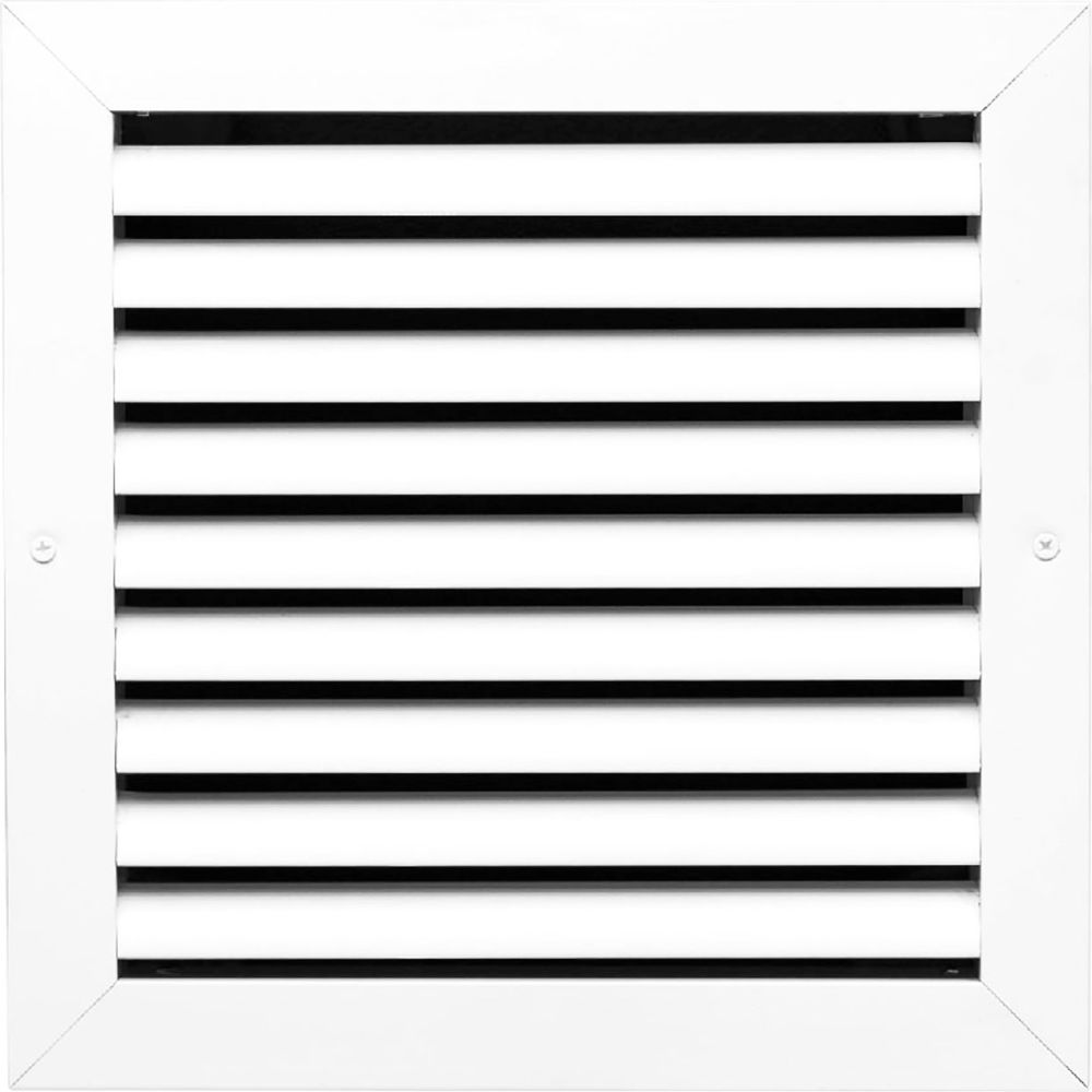 B3214275 ACAMINAIRE Aluminum Return Air Vent Grille, White - 10 x 10 in.