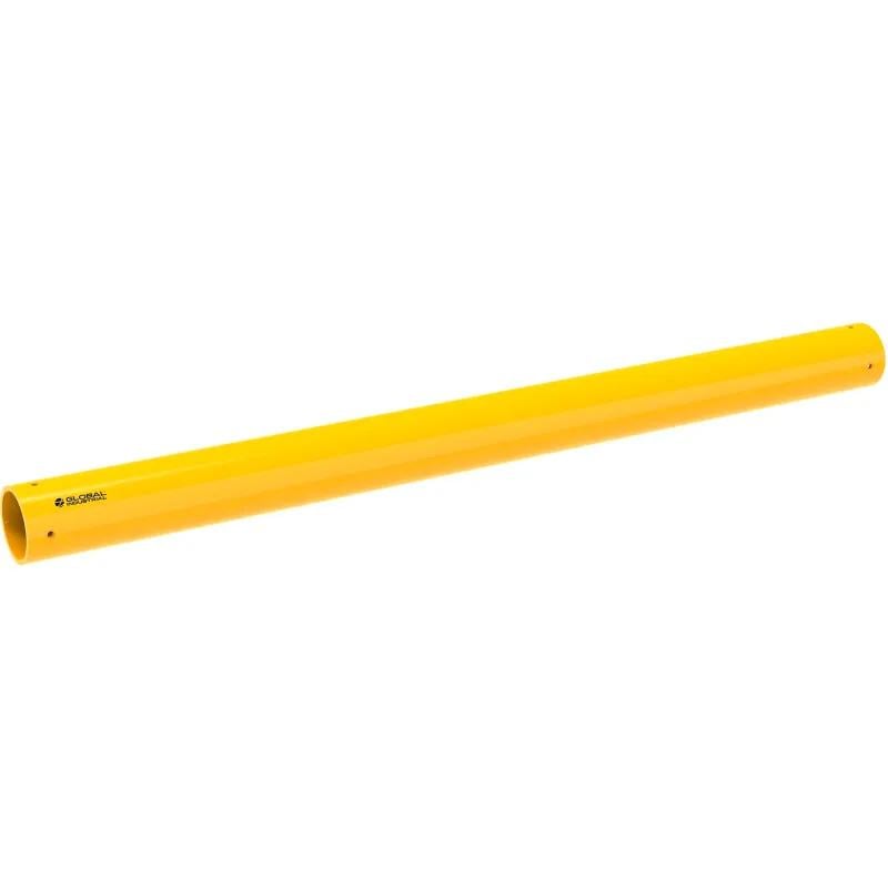 Global Industrial 670878 Plastic Guard Rail - 8 ft. x 6 in. Dia. - Yellow