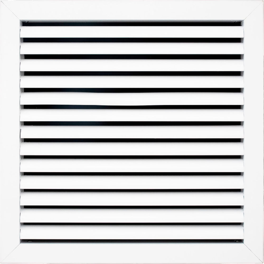 B3214350 ACAMINAIRE Aluminum Return Air Vent Grille, White - 14 x 14 in.