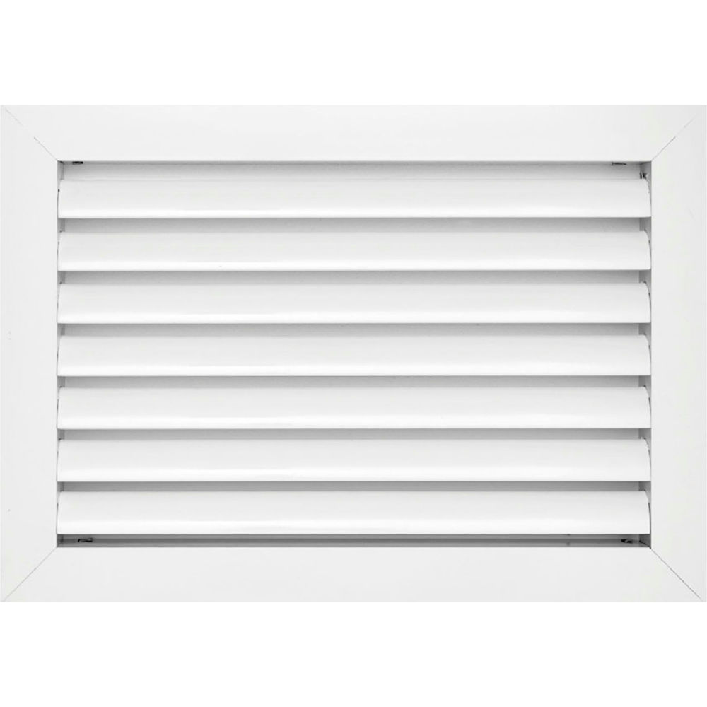 B3214363 ACAMINAIRE Aluminum Return Air Vent Grille, White - 12 x 8 in.