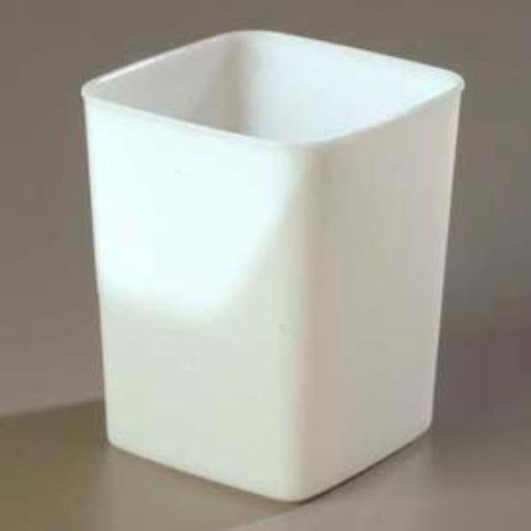 Picture of Carlisle Sanitary Maintenance B637968 Stopples Container - 6 x 6.67 x 8.125 in. - White