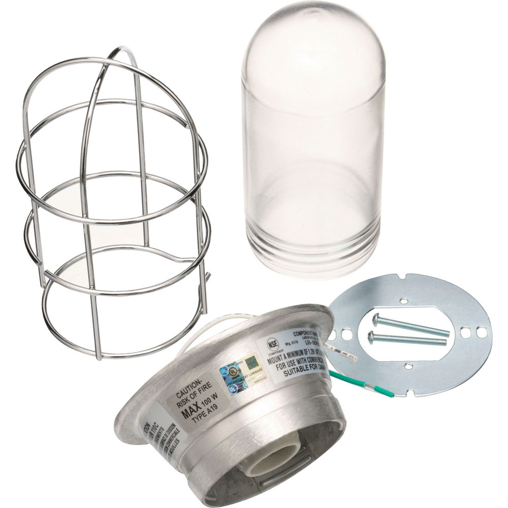 B2955779 381320 Light Fixture - Silver & Clear