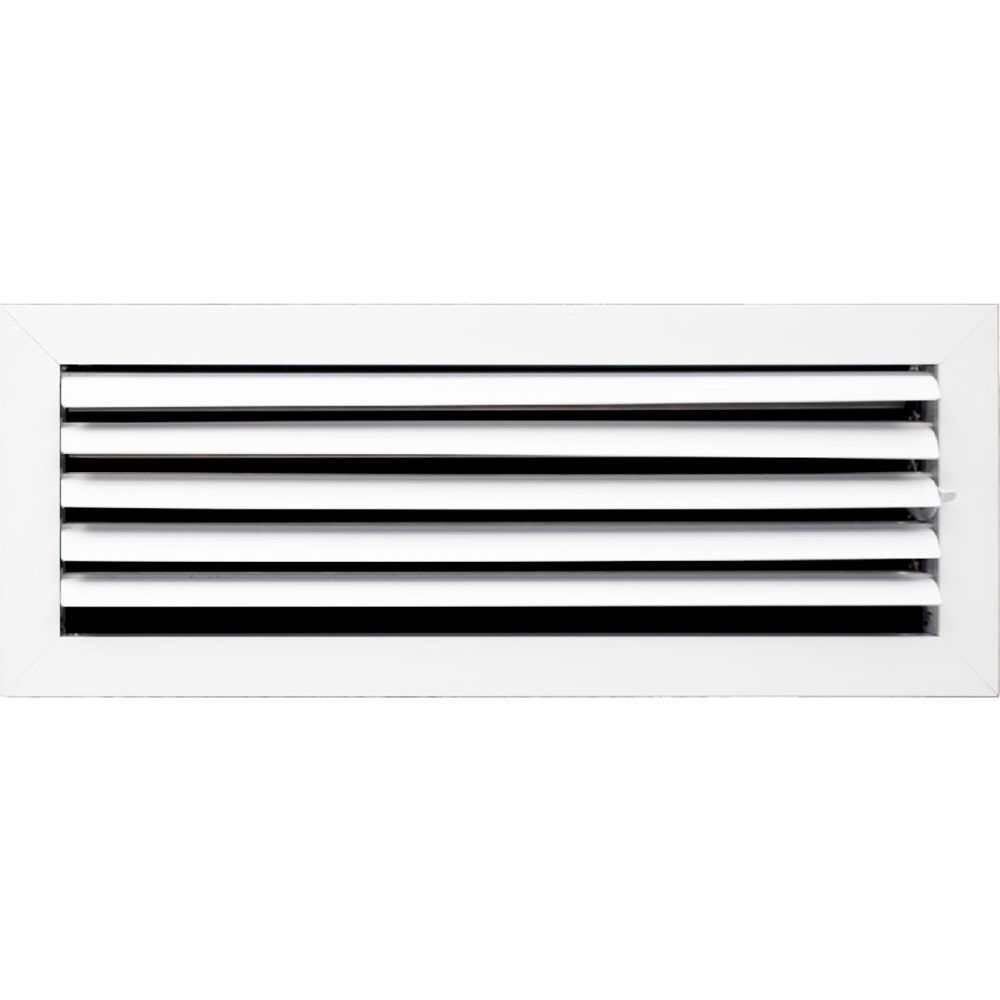 B3214425 ACAMINAIRE 1-Way Aluminum Ceiling Diffuser, White - 18 x 6 in.