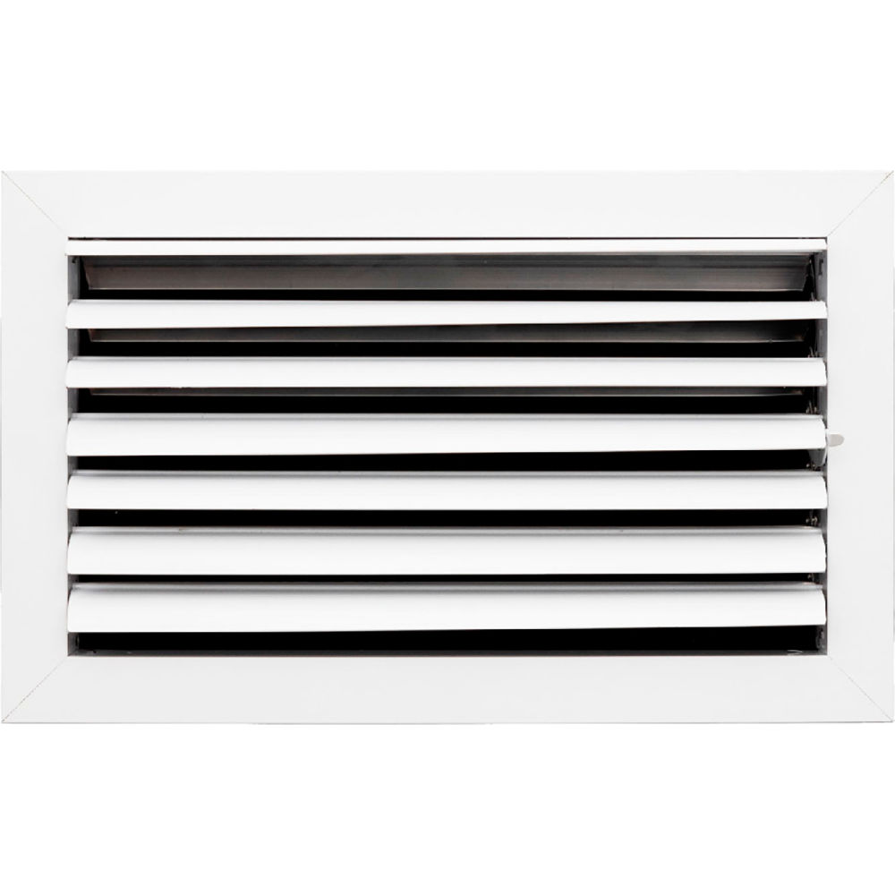 B3214398 ACAMINAIRE 1-Way Aluminum Ceiling Diffuser, White - 14 x 8 in.