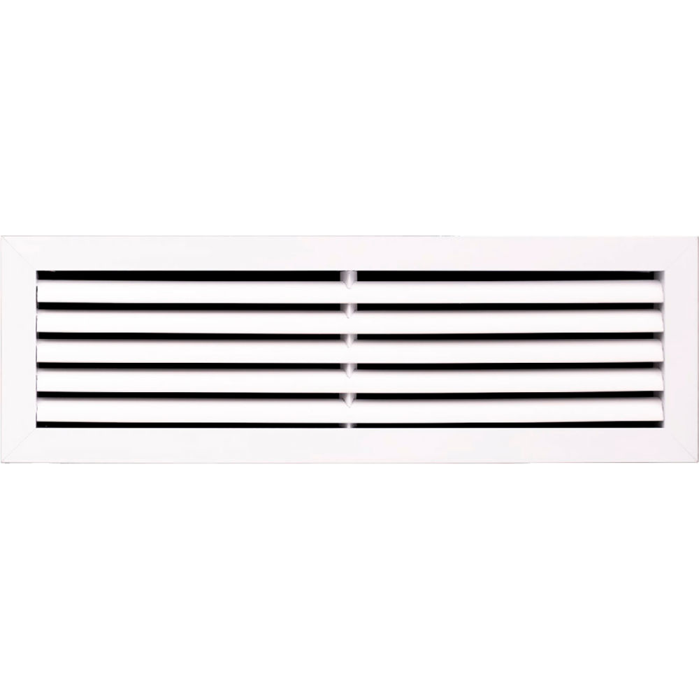 B3214228 ACAMINAIRE Aluminum Return Air Vent Grille, White - 22 x 6 in.
