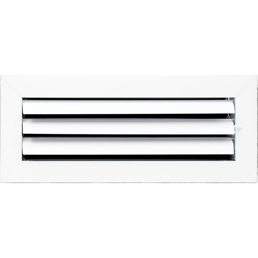 B3214312 ACAMINAIRE 1-Way Aluminum Ceiling Diffuser, White - 12 x 4 in.