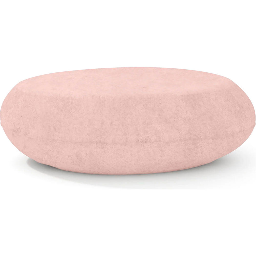 B3219144 24 x 36 in. Indoor & Outdoor Pebble Table - Medium - Blush Concrete