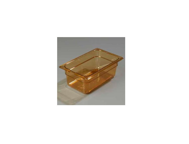 B637262 12.75 x 7 x 4 in. Topnotch One-Third Size Pan, Amber Yellow