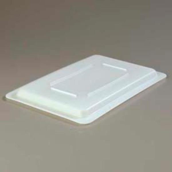 Picture of Carlisle Sanitary Maintenance B637263 Stopples Lock Tight Lid - 18 x 12 in. - White