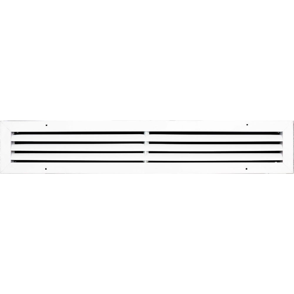 B3214304 ACAMINAIRE Aluminum Return Air Vent Grille, White - 36 x 6 in.