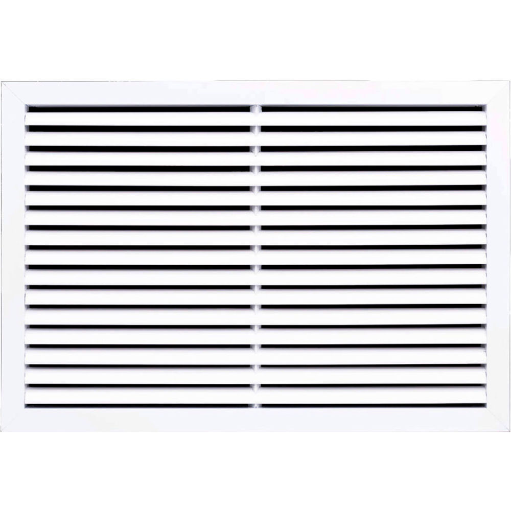 B3214227 ACAMINAIRE Aluminum Return Air Vent Grille, White - 24 x 14 in.