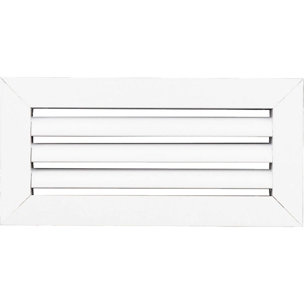 B3214319 ACAMINAIRE Aluminum Return Air Vent Grille, White - 12 x 6 in.
