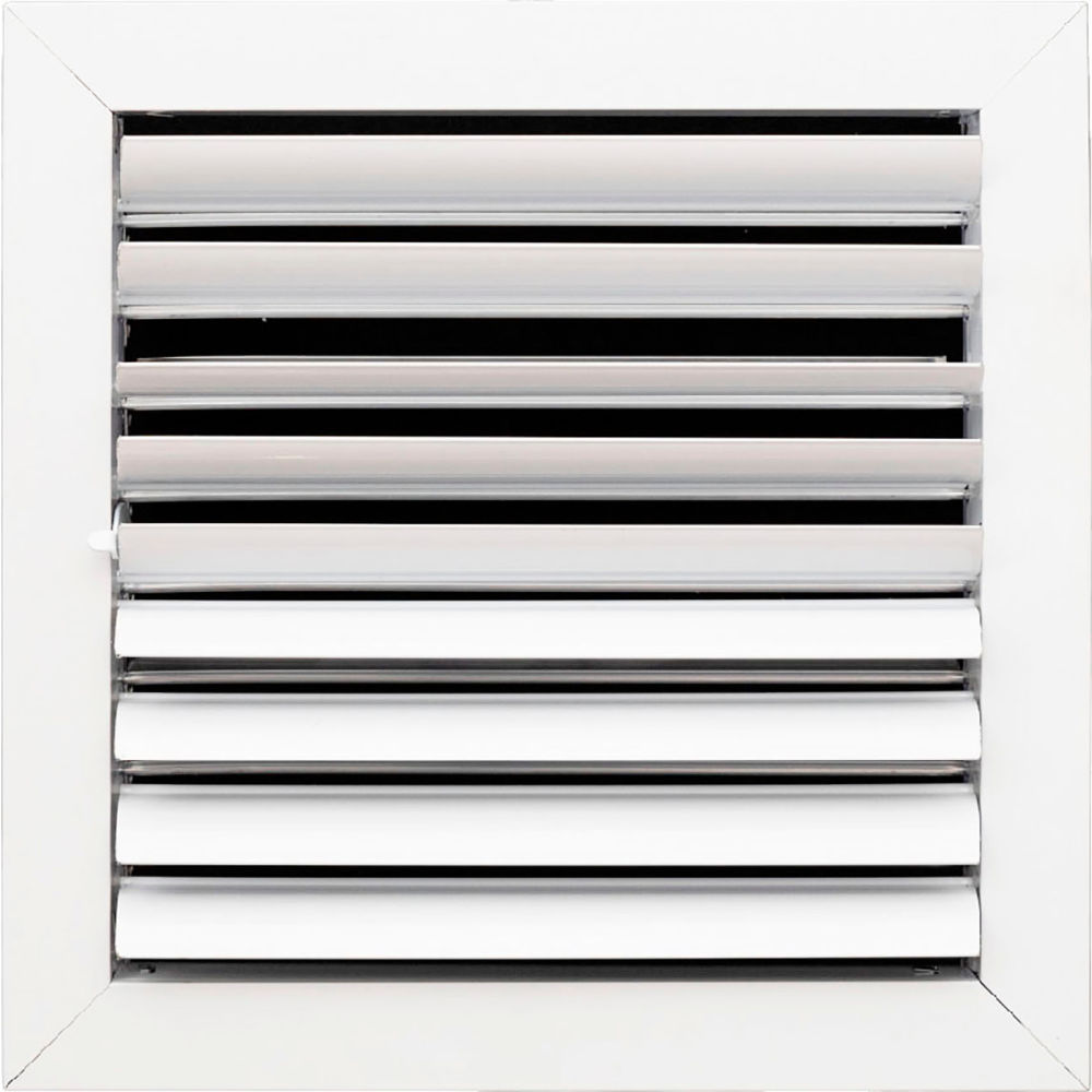 B3214292 ACAMINAIRE 2-Way Aluminum Ceiling Diffuser, White - 10 x 10 in.