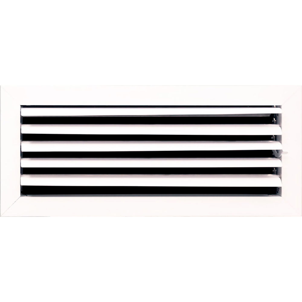 B3214372 ACAMINAIRE 1-Way Aluminum Ceiling Diffuser, White - 14 x 6 in.