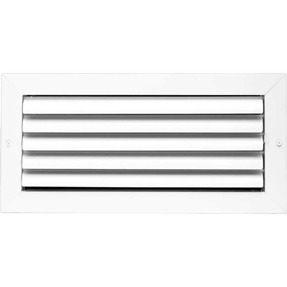 B3214321 ACAMINAIRE 1-Way Aluminum Ceiling Diffuser, White - 10 x 6 in.