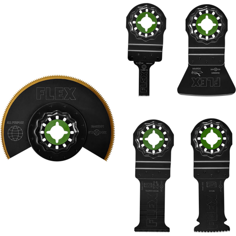 Chervon North America B3131354 Flex Oscillating Trimming Project Kit - Black - 5 Piece
