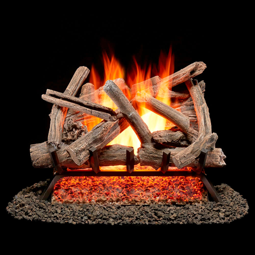 B3220600 24 in. Vented Natural Gas Fireplace Log Set - 55000 BTU - Drift Wood