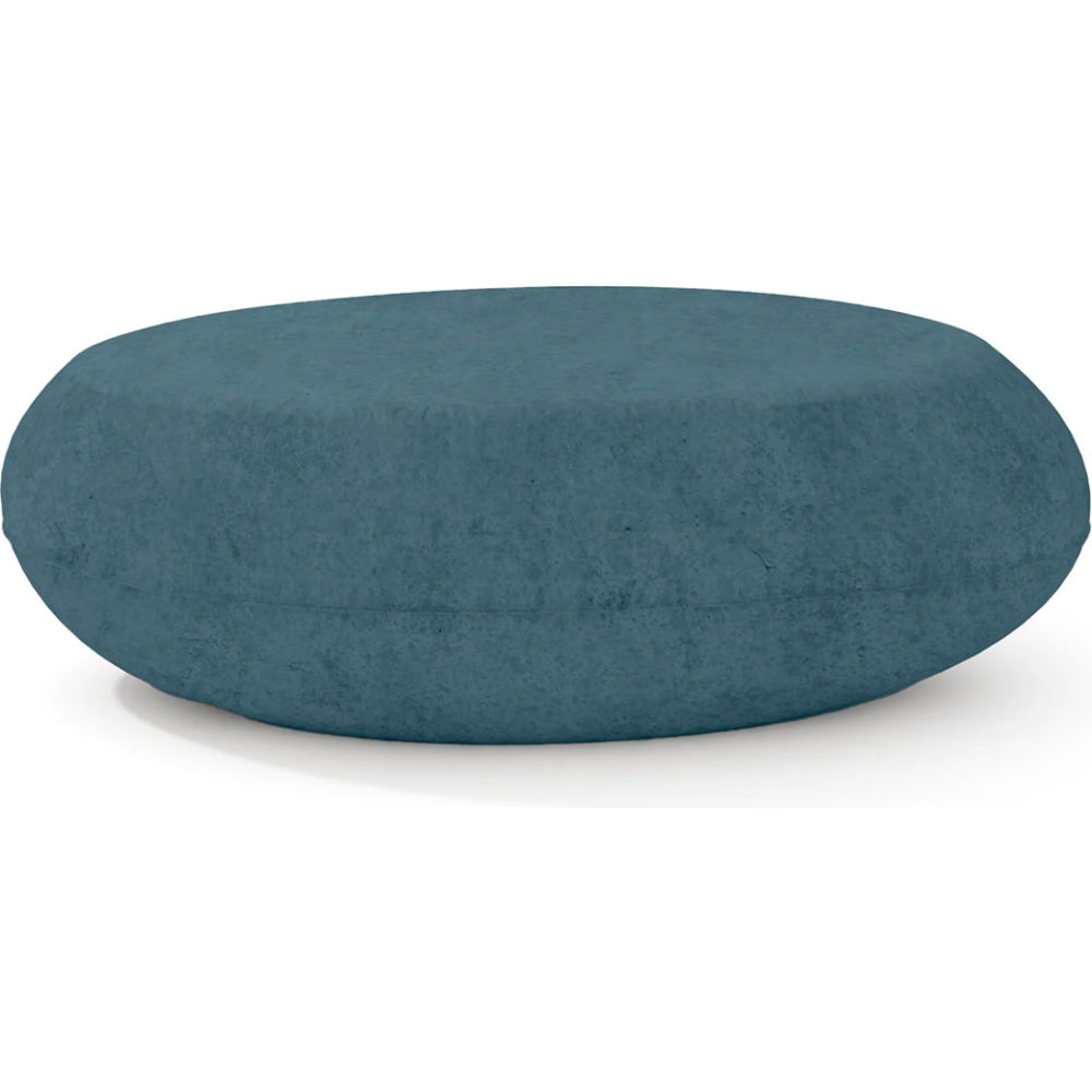 B3219203 24 x 36 in. Indoor & Outdoor Pebble Table - Medium - Dark Blue Concrete